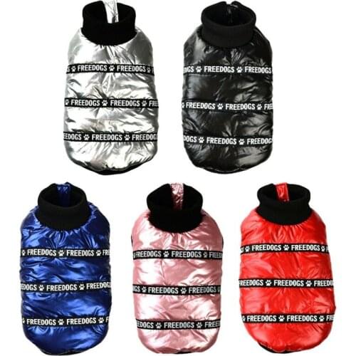 Dog Clothes Winter Warm Pet Dog Jacket for Chihuahua French Bulldog Windproof Waterproof Pet Puppy Padded Coat Pet Outfits