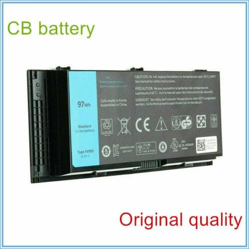 Original m4600 m6600 battery for fv993 pg6rc r7pnd 6cell 65WH 11.1V laptop battery free Shipping
