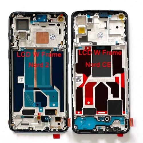 6.43" Original New Fluid AMOLED For OnePlus Nord 2 5G DN2101 LCD Screen Display+Touch Panel Digitizer For OnePlus Nord2 DN2103