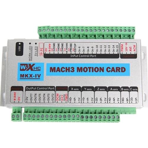 Mach 3 Motion Control card CNC breakout board 4 Axis controller board with evm machine controller use