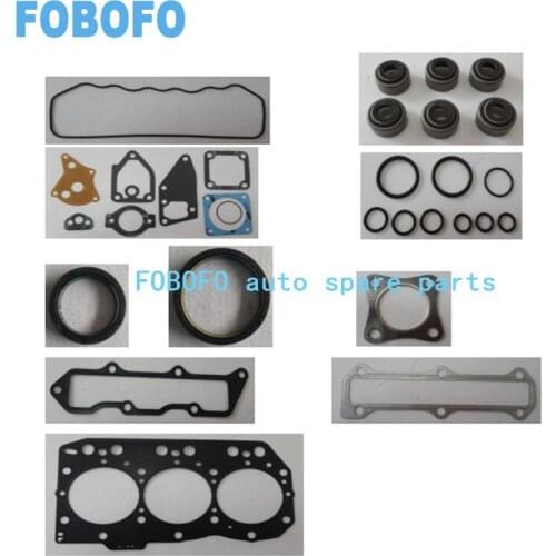 Engine Full gasket overhaul set kit for Yanmar engine 3D82 3TNE82 3TNV82 For PC27MR-2 PC27MR-3 PC27MR-8 Excavators 3D82AE Engine
