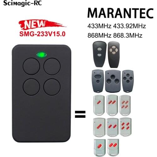 Marantec Digital 302 868 304 321 323 382 384 Garage Door Remote Control 433MHz 4 in 1 Gate Opener Command 433.92 Duplicator New