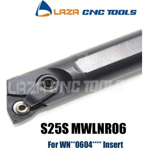 S25S MWLNR/MWLNL 06 Boring Bar Internal Turning Holder,95 Deg CNC Cutting tools,Indexable Boring Bar,Lathe machine cutting tools