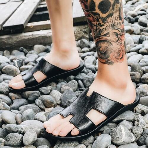 Sandalia Masculino Sandalias Transpirables Zandalias Hombre Sandel For Men Sandale Homme Sport Summer Sandals Cuero Slide