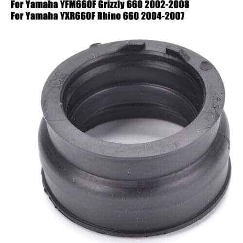 Moto 5KM-13596-00 Carburetor Joint Intake Adjuster Interface Carb Adapter For Yamaha YFM660F Grizzly 660 02-08 YXR660F Rhino 660