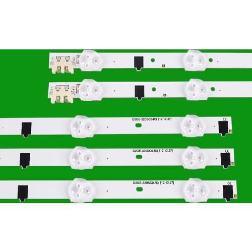 TV LED Bars For Samsung UE32F4000AW UE32F5000AK UE32F5030AW UE32F5300AW UE32F5300AK LED Backlight Strip Kit 9 Lamp Lens 5 Bands