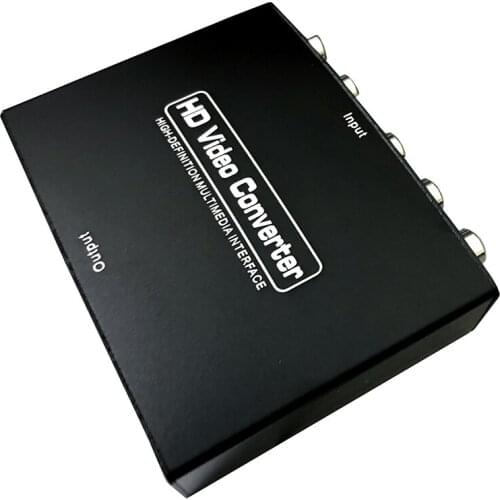 YPbPr To HDMI-Compatible Converter W/ R L Audio 1080P for Wii Ps3 DVD TV Box Component Video Recorder HD Camcorder To TV Monitor