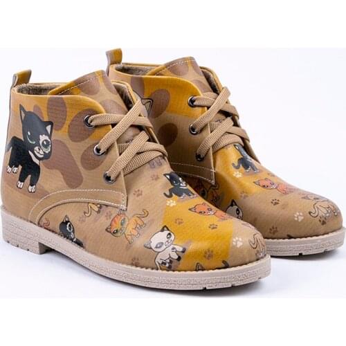 Streetfly 2021 new fashion Winter autumn colorful printed women Boots Non-slip sole Waterproof orthopedic boots