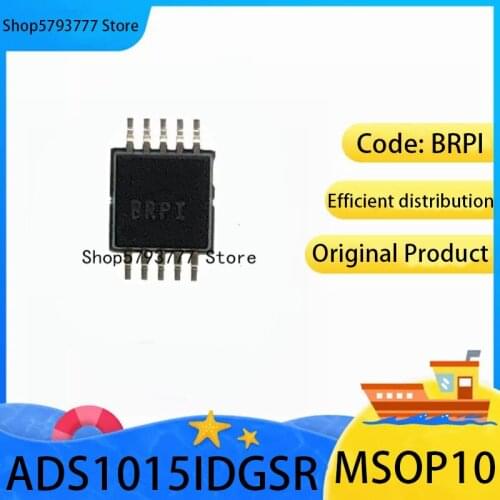 1PCS-10PCS Brand new original authentic ADS1015IDGSR MSOP-10 ADS1015 MSOP10 code: BRPI digital-to-analog converter chip