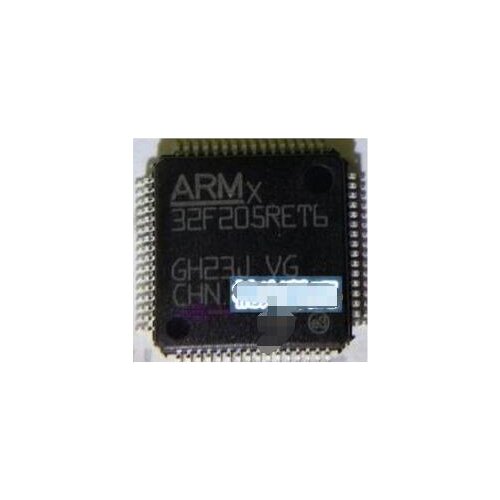100% NEW Free shipping STM32F205RET6 32F205RET6 QFP64 STM32F205RE STM32F205RET6TR