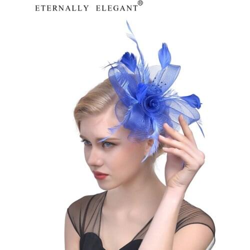 2018 New Style Hat Feather Headdress Hat Women Headpiece