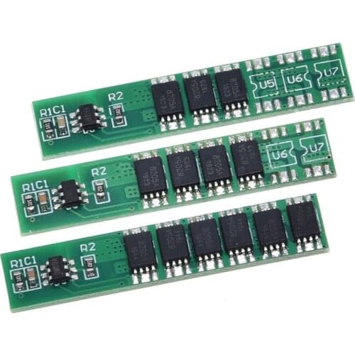 3/4/6 MOS BMS PCM Battery Protection Board PCM 1S 7.5A 10A 15A 3.7V Li-ion Lithium Battery Protection Board for 18650