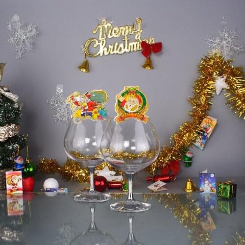 Fashion Home Halloween Glass Wedding Using Wine Drinkware Glass Promotion Skull Crystal Wine Glass Household Decoration