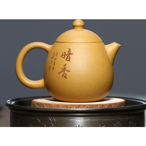 Chinese Yixing Teaware Teapots purple clay Teapot High Stone scoop pot teapot 240ml Chinese Zisha Tea Pot tea sets blossing tea