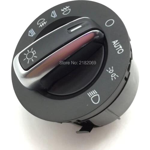 Chrome headlight switch contorl w/ Auto For AUDI A3 A6 S6 C6 RS6 Allroad Q7 4FD941531A ,4F1941531E,4FD 941 531A,4F1 941 531E