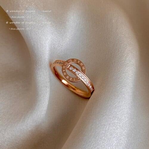 Classic Creative Stainless Steel Buckle Design Gold Rings For Woman 2021 Girls Sexy Finger Accessories Korean Fashion Jewelry