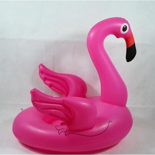 Flamingo inflatable childrens swimming race critters swim ring baby swimming laps pink inflatable Flamingo Float in the pool