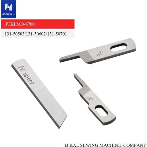 STRONG H brand 131-50503 131-50602 131-50701 Upper Down Knife for JUKI 6700 6714 Overlock Industrial sewing machine parts