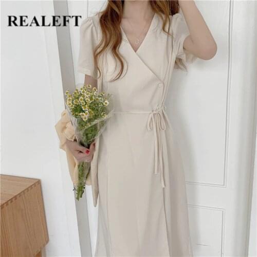 Летние платья с кружевом REALEFT China At AliExpress