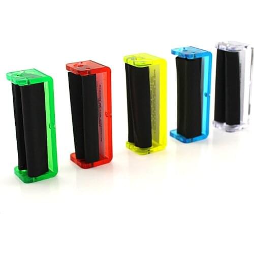 Manual Tobacco Roller Plastic Portable Cigarette Rolling Machine Tobacco Rolling Machine For Cigarettes Smoking Accessories