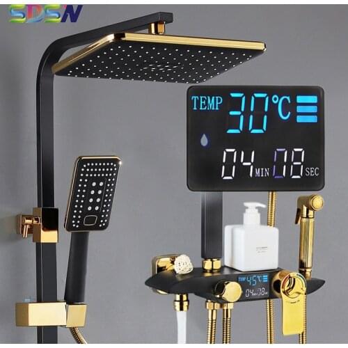 SDSN Black Shower Systems