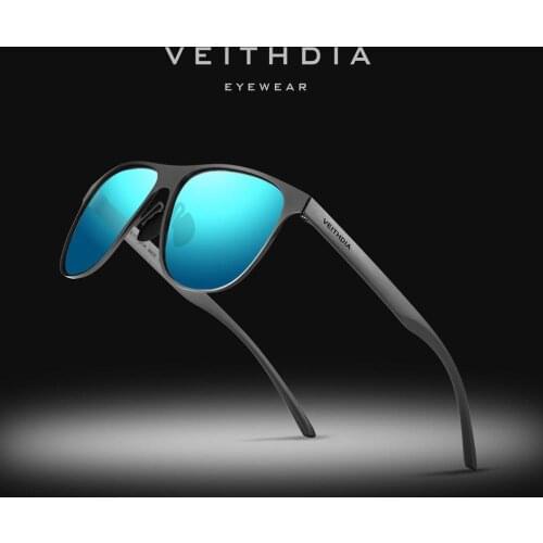 VEITHDIA Brand Designer Unisex Stainless Steel TR90 Men Sunglasses Polarized UV400 Lens Sun Glasses For Women gafas de sol 3920