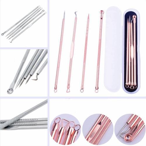1/4/5Pcs Acne Blackhead Removal Needles Pimple Acne Extractor Black Head Pore Cleaner Deep Cleansing Tool Beauty Accessories