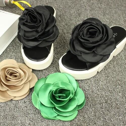 1 Pair Big Flower Shoes Decoration Shoes Clips Buckle Jewelry Decorative Shoes Accessories DIY Dropshiping