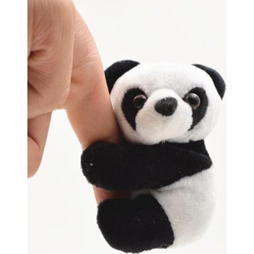 Cute Black White Panda Note Book Clip Cute Memo Plush Toys Bookmarks Notes Clips Bookmark Letter Paper Clip Children Toy Gifts