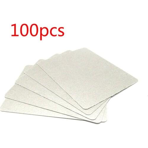 100pcs 12*15cm Spare parts thickening mica Plates microwave ovens sheets for Galanz Midea Panasonic LG etc. magnetron cap