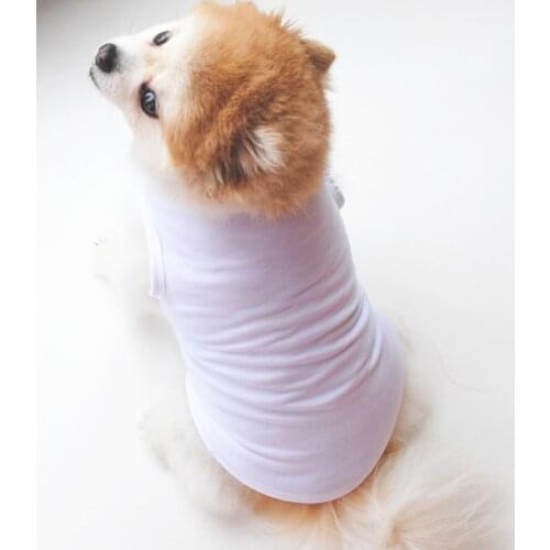 20pcs/lot Sublimation blank T-shirt Sublimation heat press print cloth for Pet dog sublimation ink Transfer