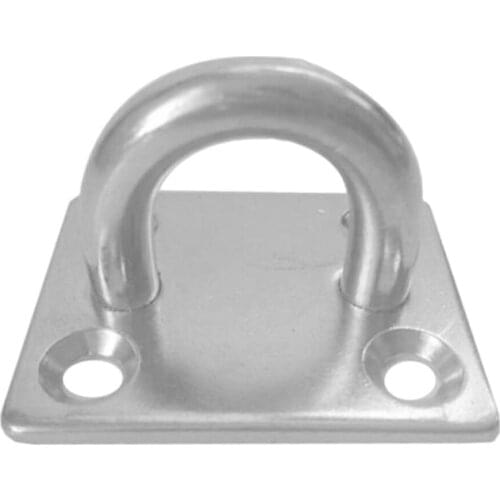 5MM/6MM/8MM Square Pad Eye Plate Stainless Steel Boat 316 Sailing Rigging Hardware