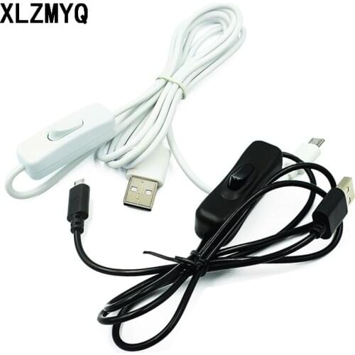 Micro USB Power Supply Charging Cable With ON/OFF Switch For Raspberry Pi 1M Wire USB Supply Charger