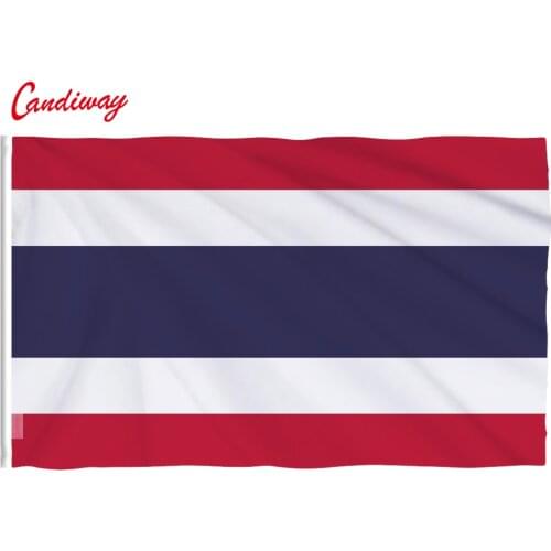 90 x 150cm Thailand National Flag Hanging Flags Polyester Thailand Flag Outdoor Indoor Big Flag for Celebration NN095