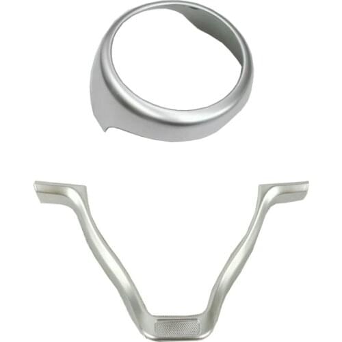 For Kia Optima k5 2016 2017 2018 Chrome Steering Wheel Panel Cover Badge Insert Trim Ring Accent Bezel Frame Garnish Car Styling