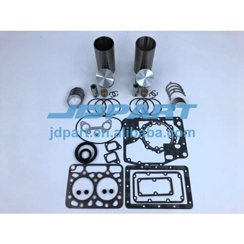 For kubota ZB600 repair kit STD with liner kit complete gasket kit engine bearings