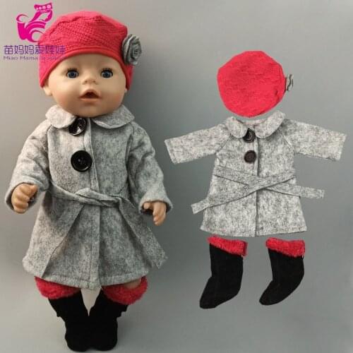 43cm Dolls Baby Doll Cute Princess Dress Fit for 18 Inch Dolls Dress Up Sets Baby Girl Christmas Gift