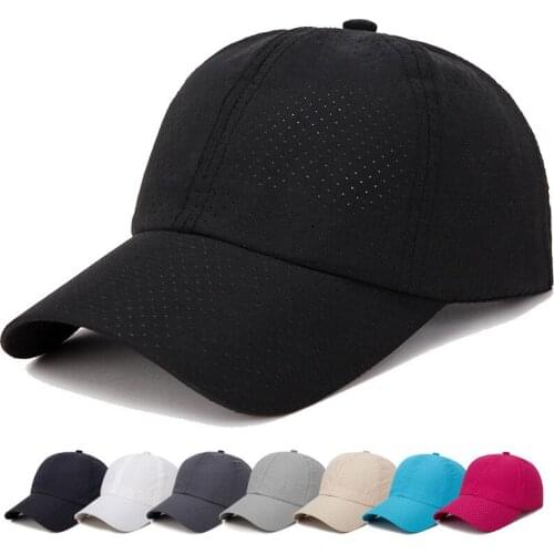 Summer Outdoor Sport Baseball Caps for Women and Men Breathable Mesh Snapback Hats Casquette Bone Fashion Casual Trucker Sun Hat