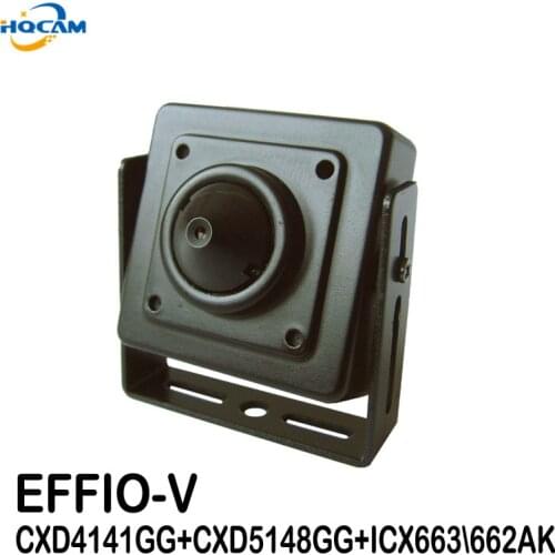 HQCAM 1/3" SONY Effio-V 800TVL True WDR Miniature Square Camera OSD Function 4141+663\662 for ATM Camera According face