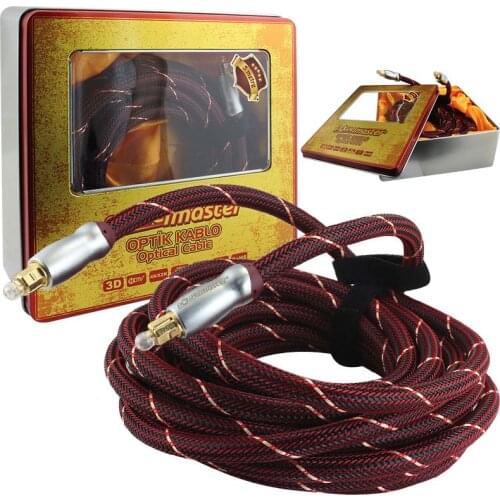 POWERMASTER OPTICAL CABLE 5 METERS METAL BOXED