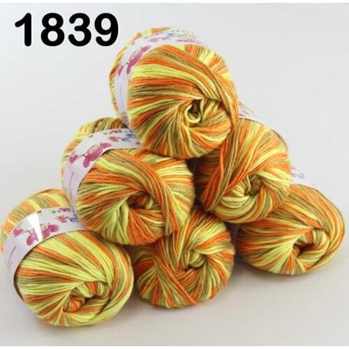 Sale Lot of 6 balls x 50g (147y) Cashmere Silk velvet Hand knitting Yarn 39