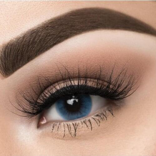 Leisurely Beauty 3D Mink Lashes Fluffy Soft Wispy Volume Natural long Cross False Eyelashes Eye Lashes Reusable Eyelash
