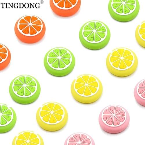 Fresh Fruit Thumb Stick Grip Cap Joystick Cover For Nintendo Switch NS Lite Joy-Con Controller Nintend Silicone Thumbstick Case