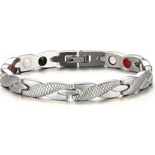 Twisted Dragon Pattern Healthy Care Magnetic Magnet Bracelet For Women Power Therapy Magnets Bracelets Bangles For Women Men