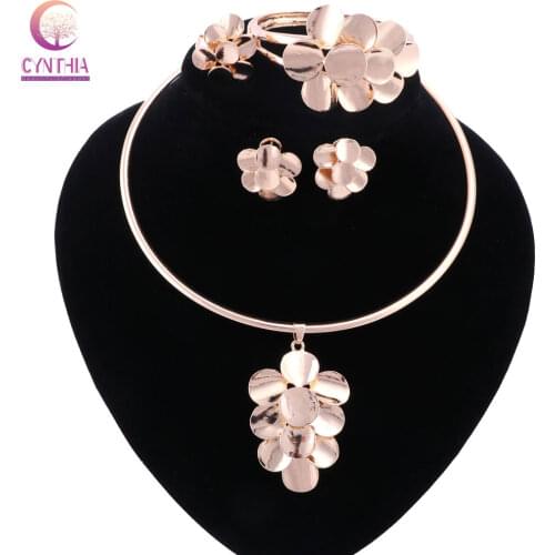 Top Quality Fashion African Jewelry Sets African Costume Big Jewelry Set Womens Necklace Wedding Jewelry Accessories