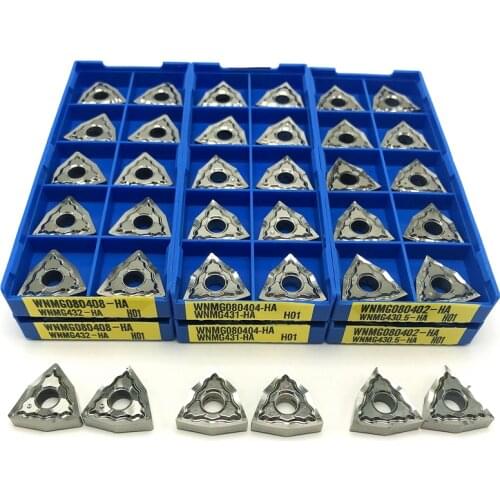 WNMG080402 WNMG080404 WNMG080408 HA H01carbide inserts External round turning tool for aluminum CNC turning insert Cutting tool