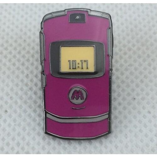 Cellphone Butterfly Pins Made by Iron Black Nickel Plating&Epoxy Surface with Butterfly Button Customized MOQ50pcs Free Shipping