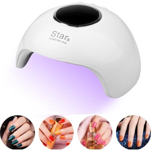 Star 6 UV LED Lamp Nail Dryer Sun Light Lamp Manicure 36W Smart LCD Display For All Gel Nail Polish Nail Art Tools