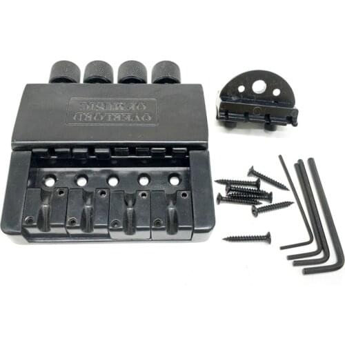 1 Set 4 String Headless Bass Guitar Bridge System Electric Bass Part for Headless Electric Bass Replacement