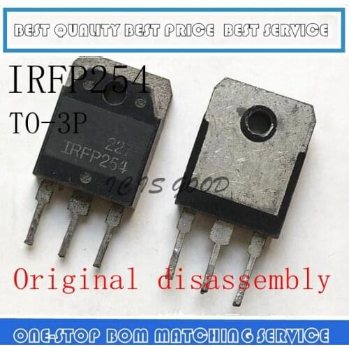 10PCS IRFP254PBF IRFP254 250V 23A 190W TO-3P Original disassembly